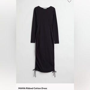 HM maternity cotton ribbed dress